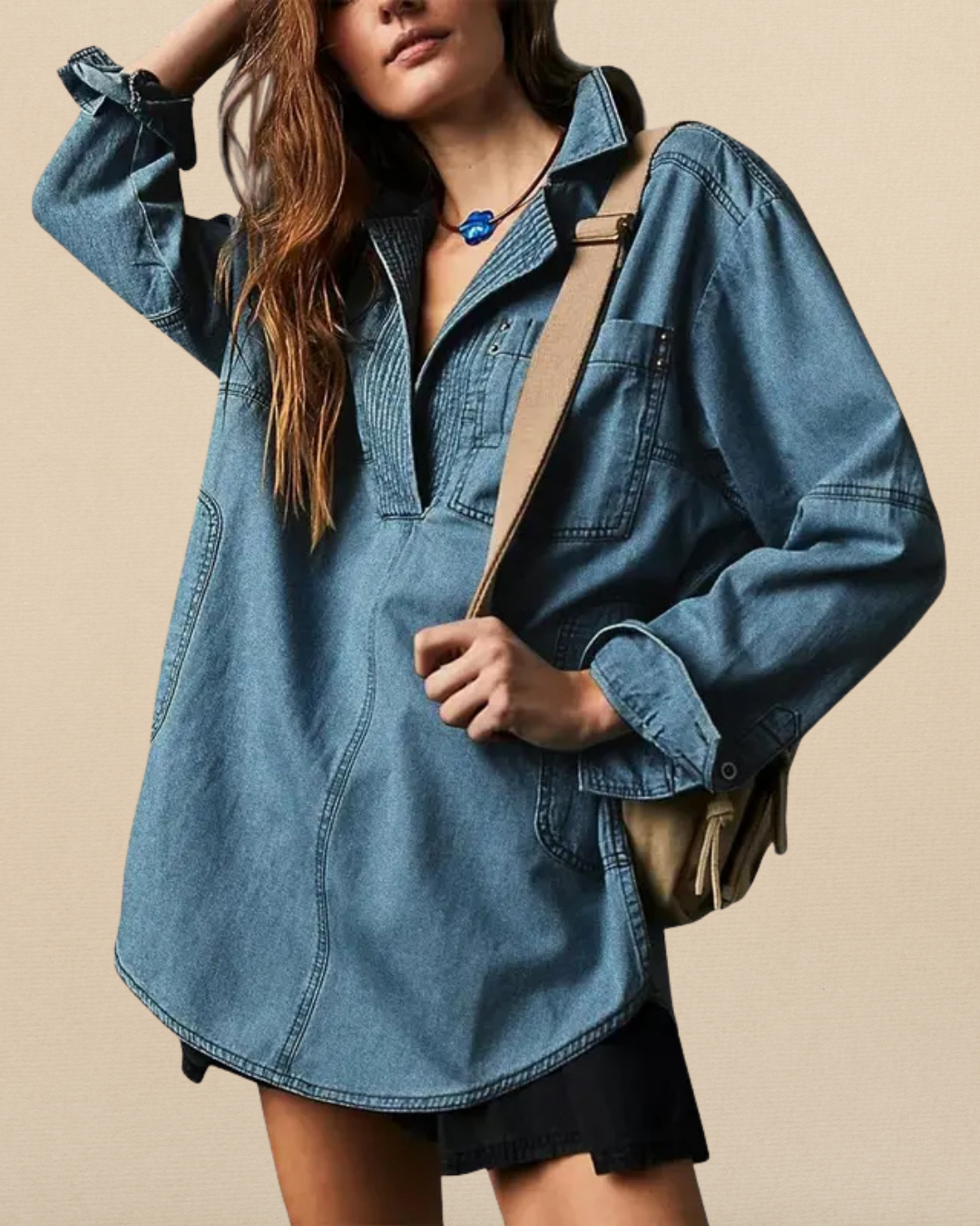 Nova Denim Pullover
