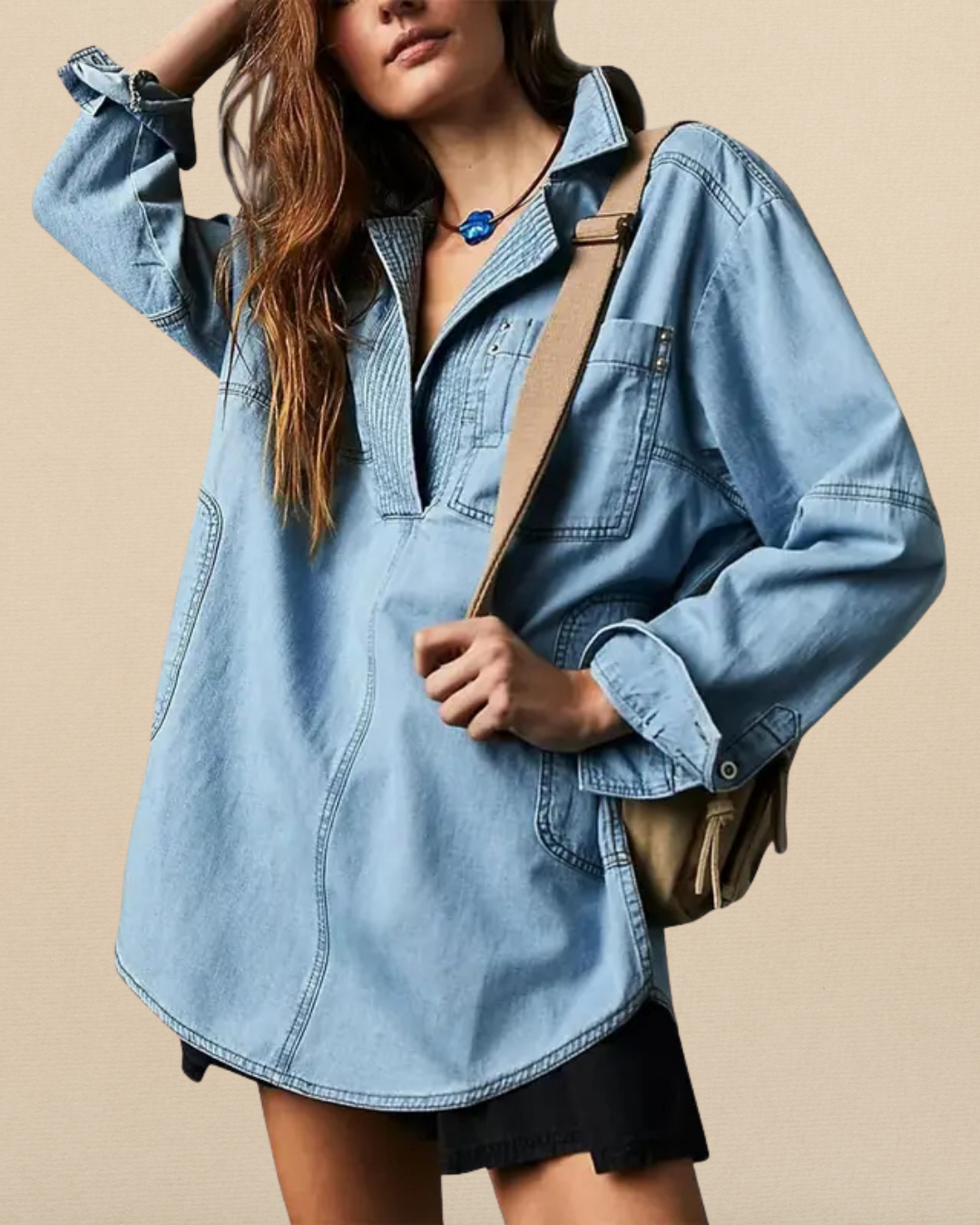 Nova Denim Pullover