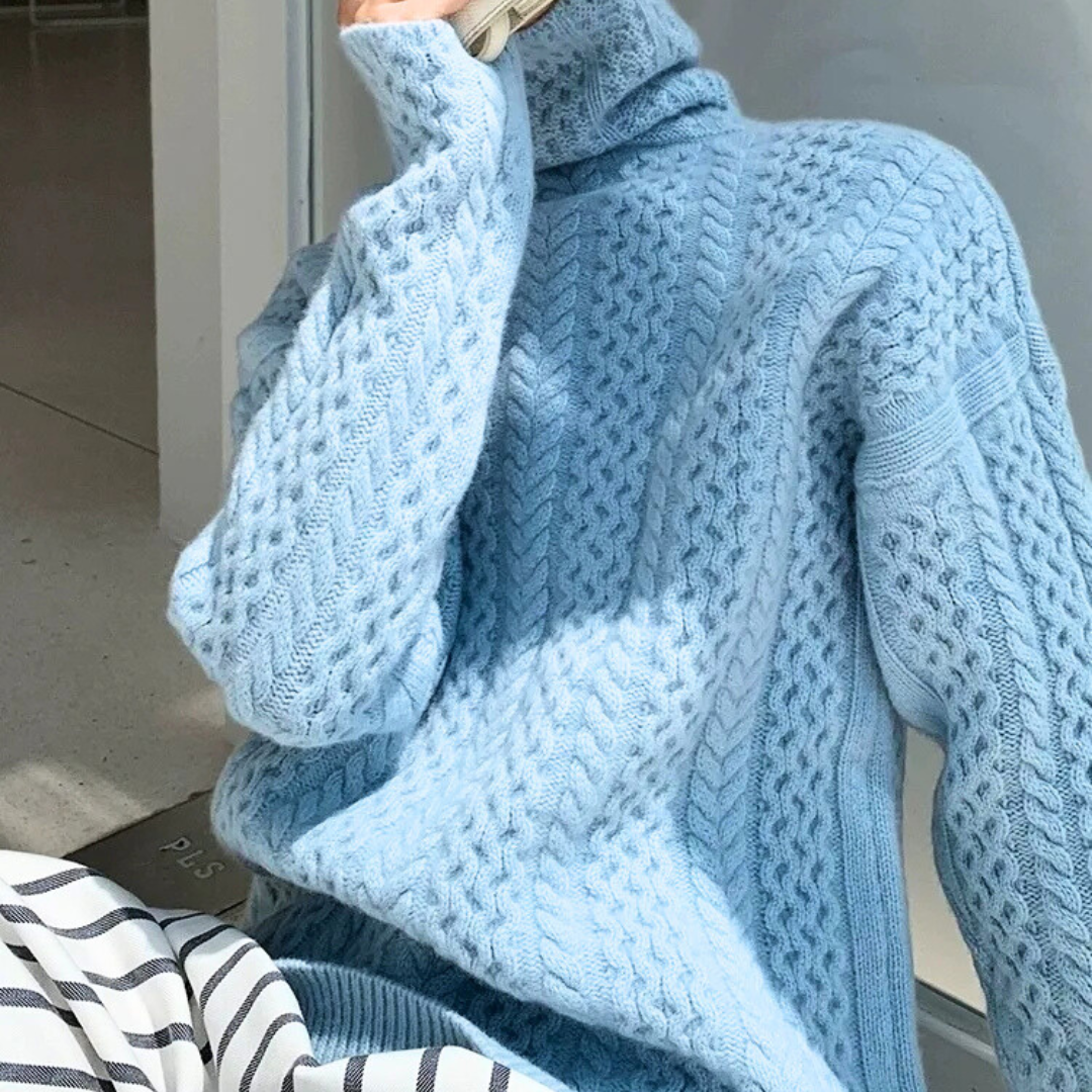 Talia Cashmere Turtleneck