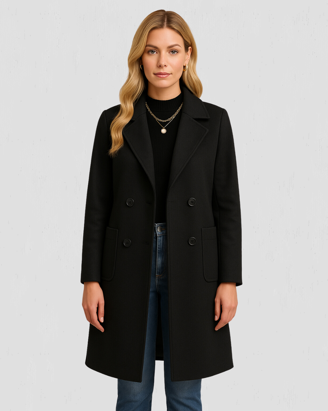 Italian Wool Tailored Coat