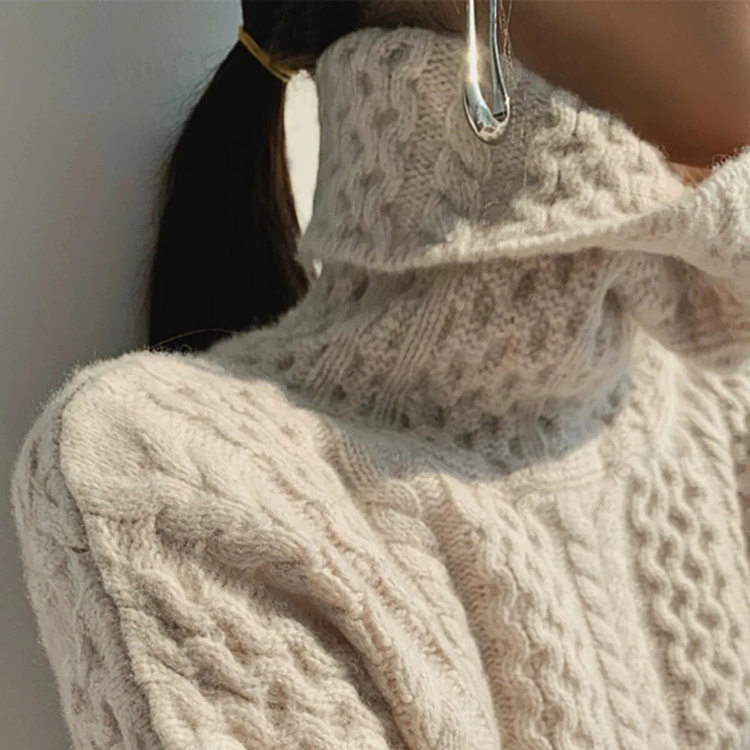 Talia Cashmere Turtleneck