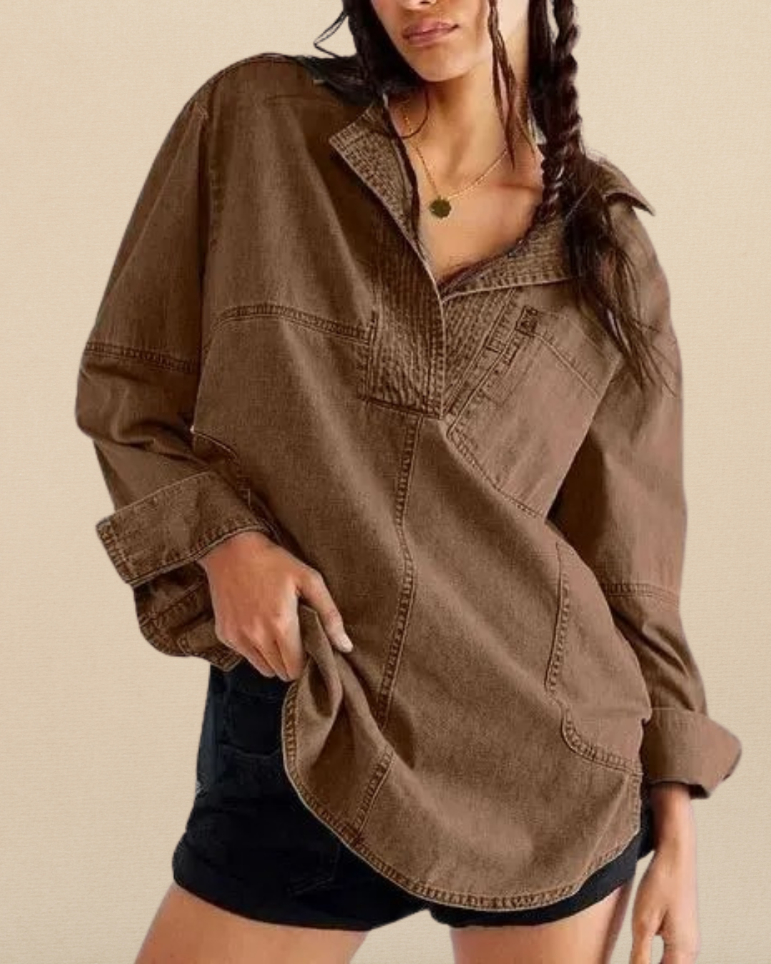 Nova Denim Pullover