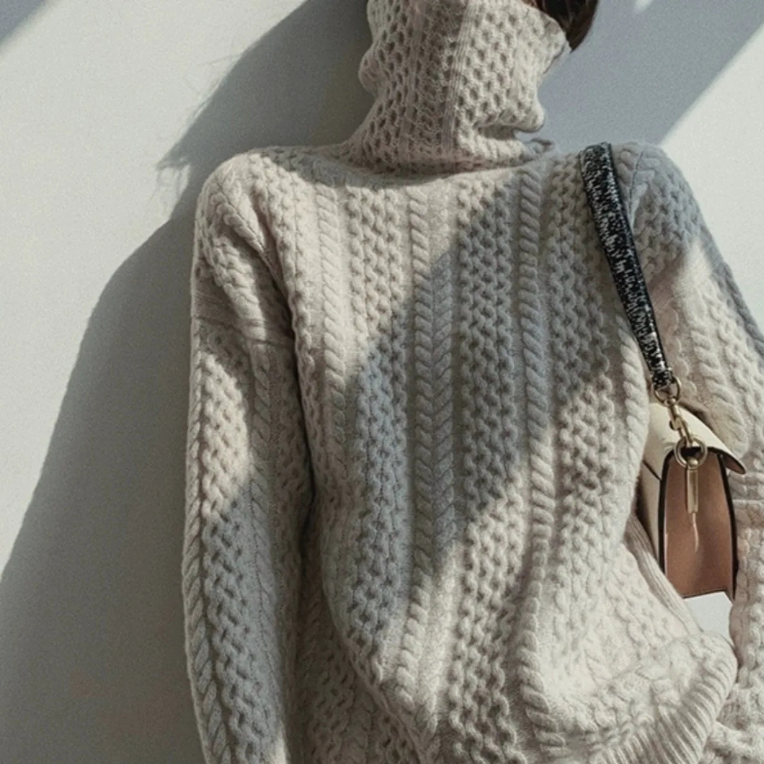 Talia Cashmere Turtleneck