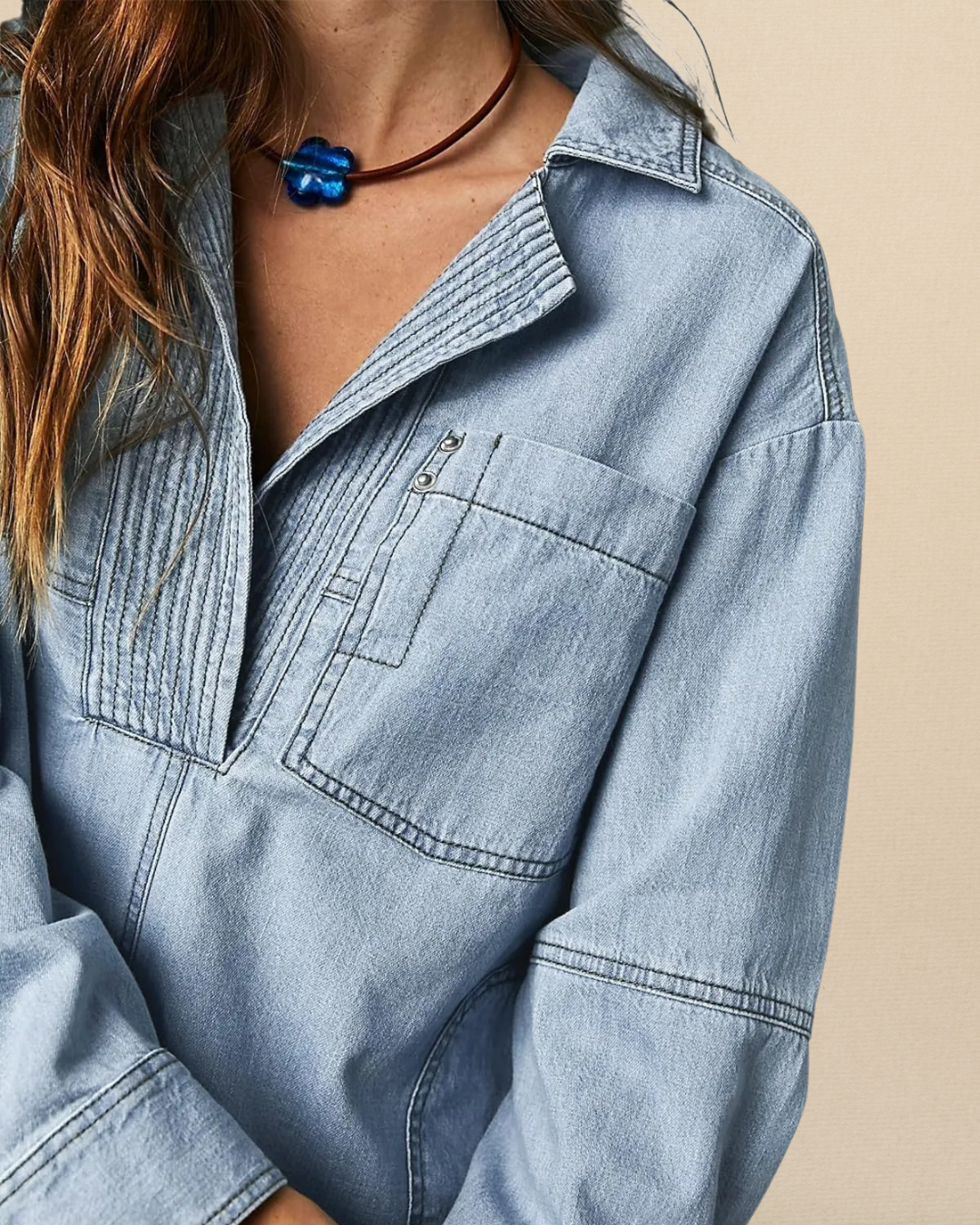 Nova Denim Pullover
