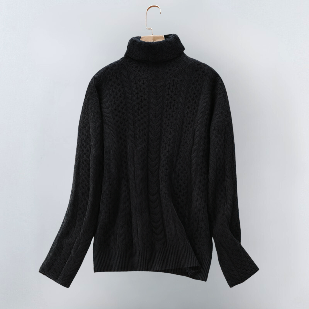 Talia Cashmere Turtleneck