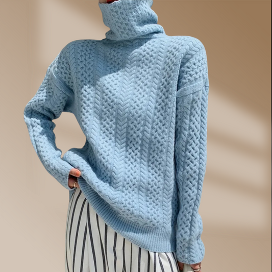 Talia Cashmere Turtleneck