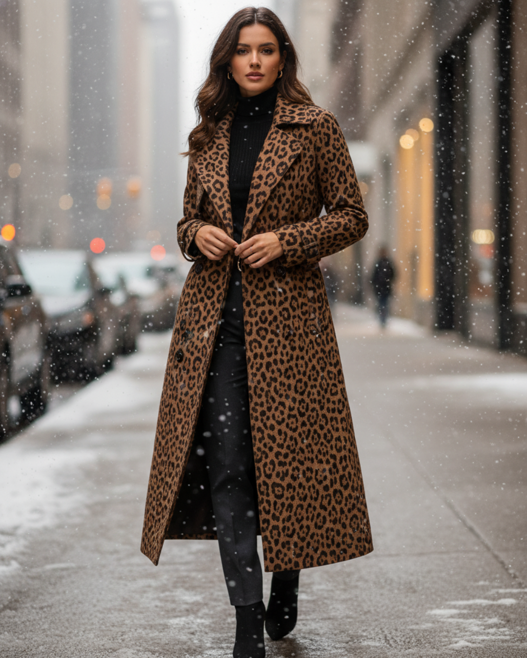 Celia Vegan Suede Overcoat