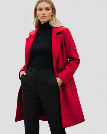 Italian Wool Tailored Coat