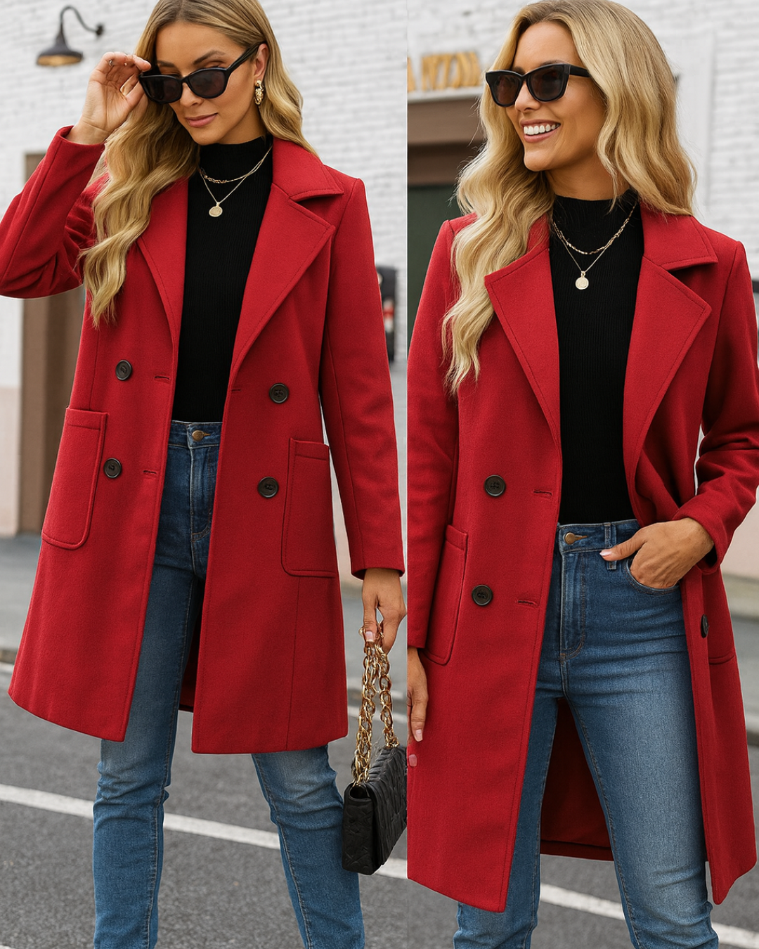 Italian Wool Tailored Coat