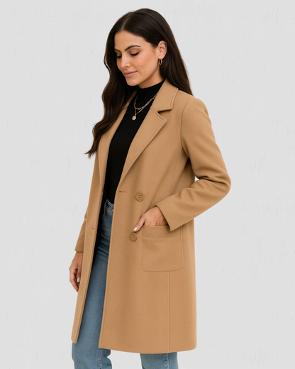 Italian Wool Tailored Coat
