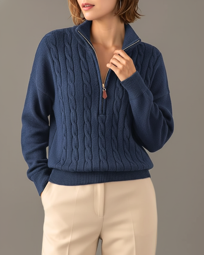 Marlowe Cable Half-Zip