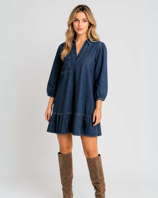 Daisy Denim Dress
