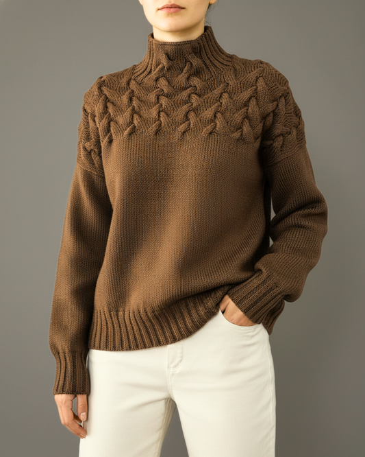 Arden Braided Knit Sweater