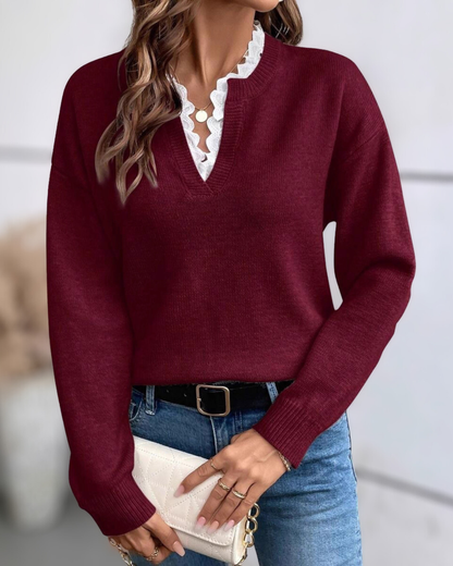 Emile Lace Sweater