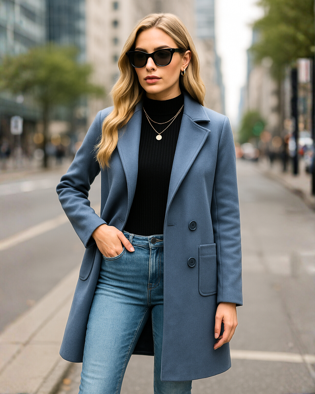 Italian Wool Tailored Coat
