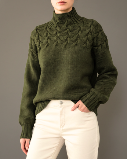 Arden Braided Knit Sweater