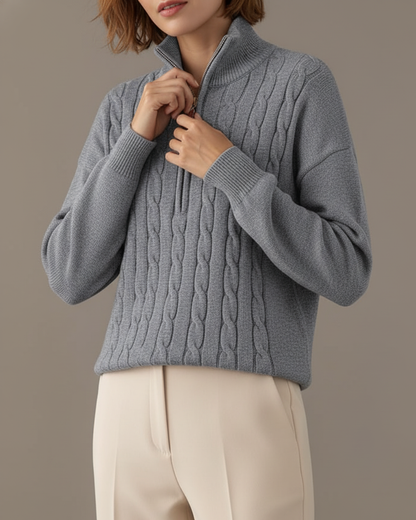 Marlowe Cable Half-Zip