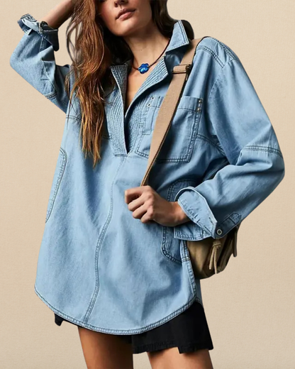 Nova Denim Pullover