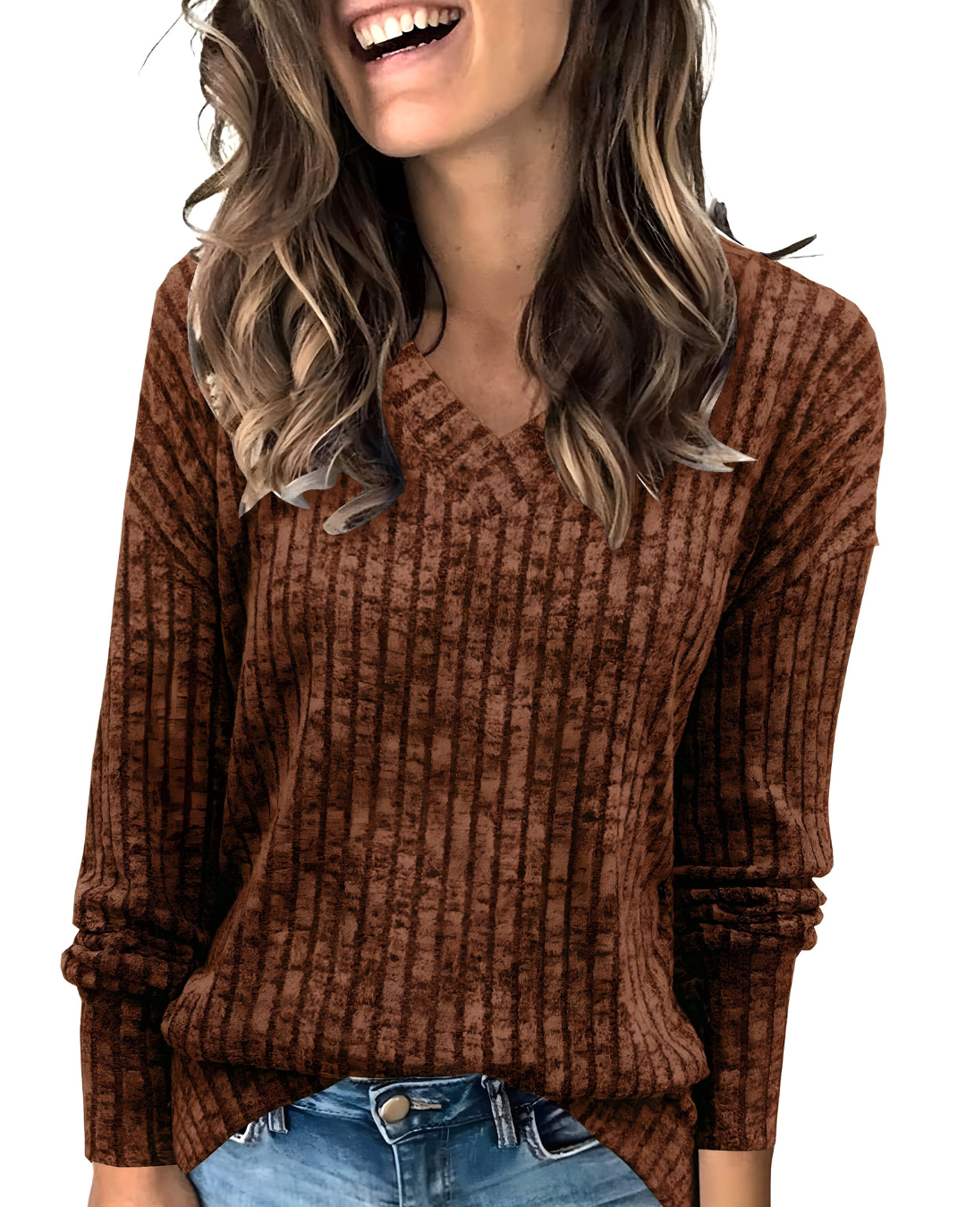 Claira Ribbed Sweater