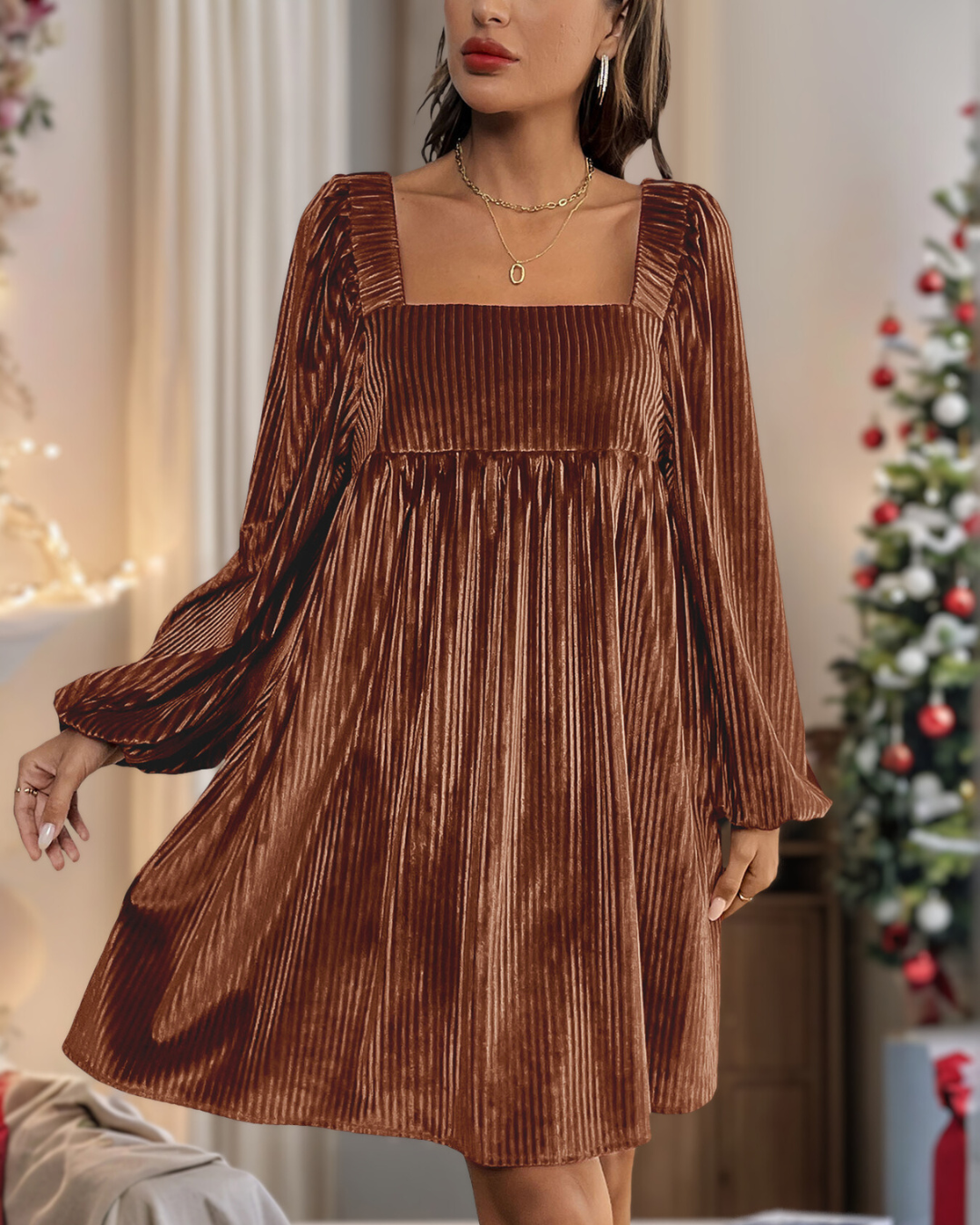 Comfi Velvet Holiday Dress