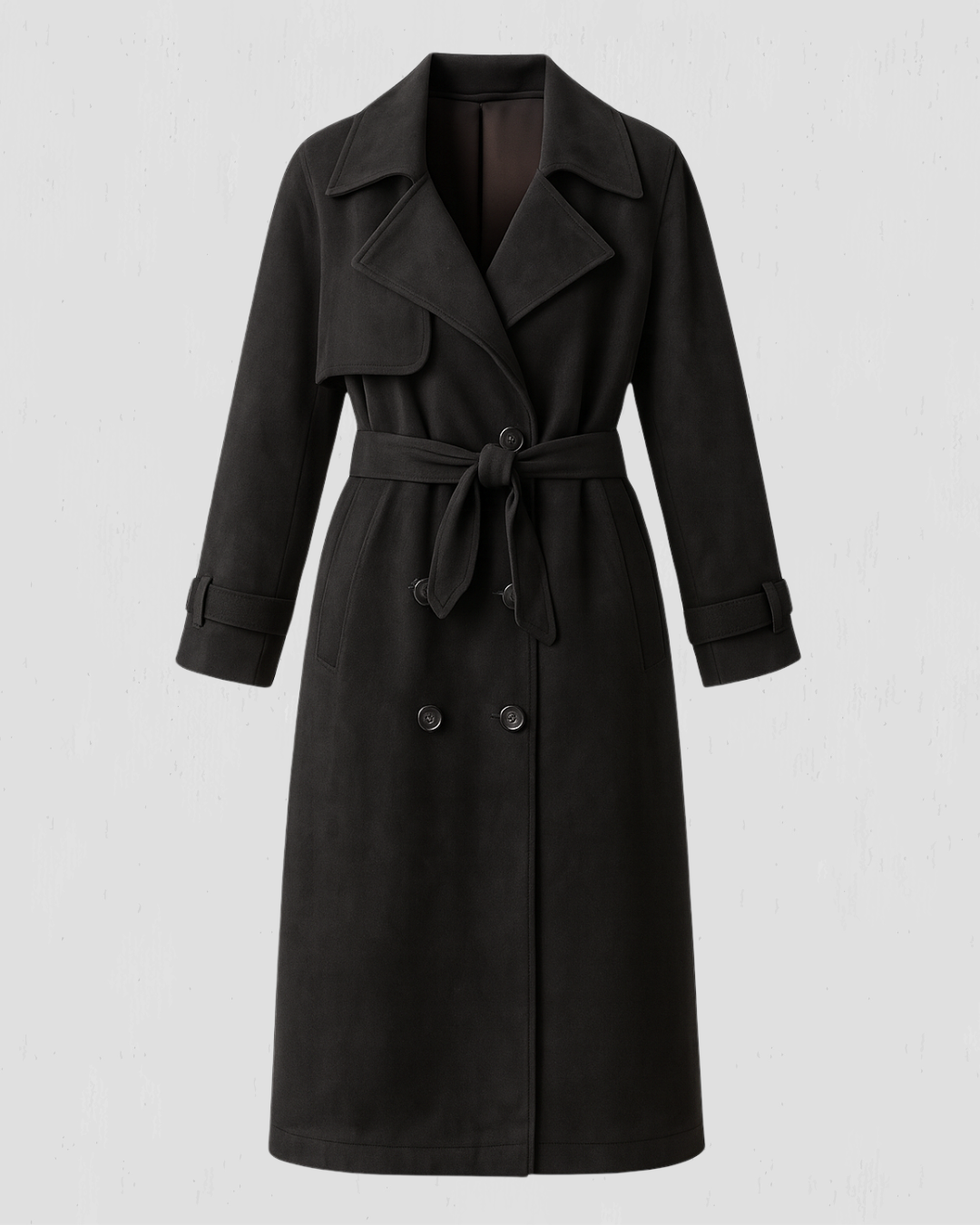 Celia Vegan Suede Overcoat