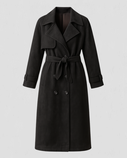 Celia Vegan Suede Overcoat