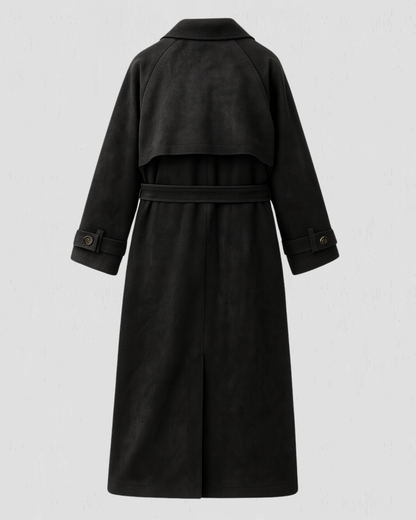 Celia Vegan Suede Overcoat