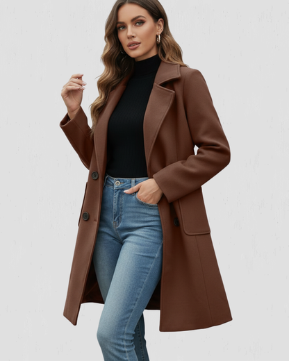 Italian Wool Tailored Coat