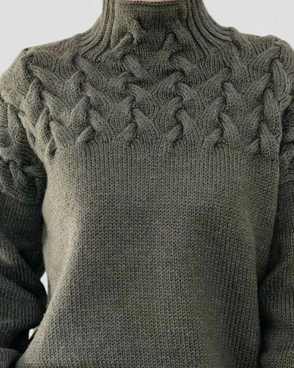 Arden Braided Knit Sweater