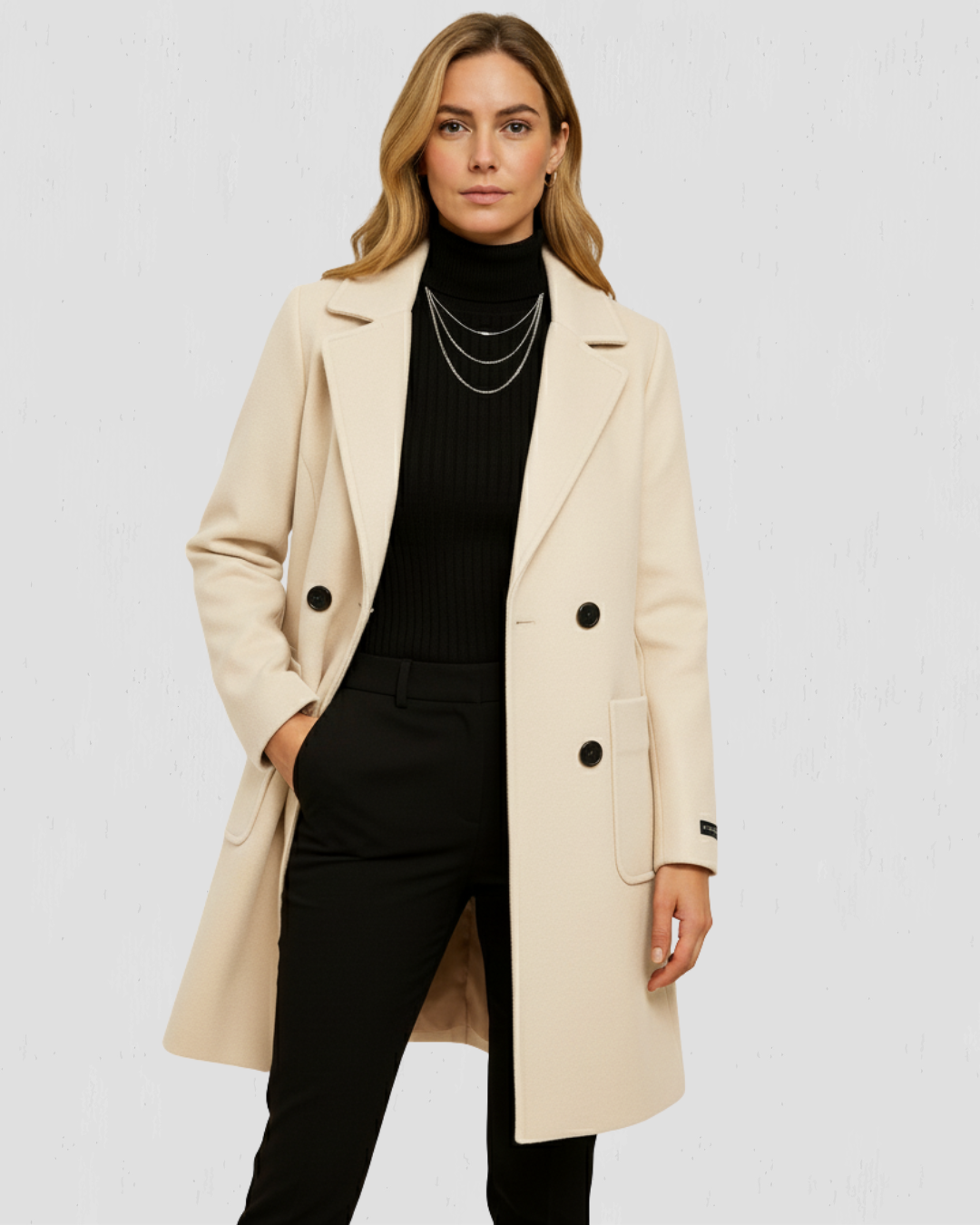 Italian Wool Tailored Coat