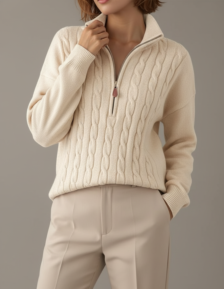 Marlowe Cable Half-Zip
