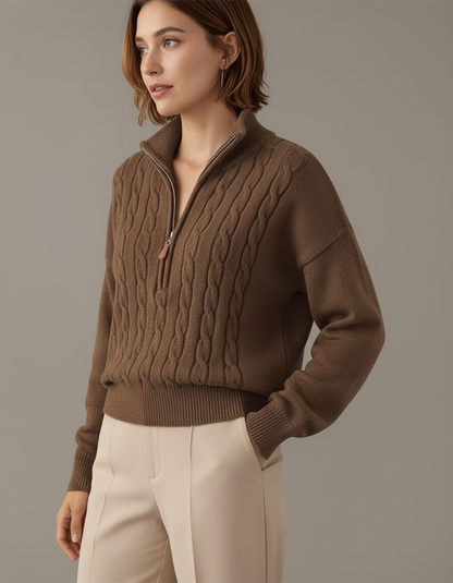 Marlowe Cable Half-Zip