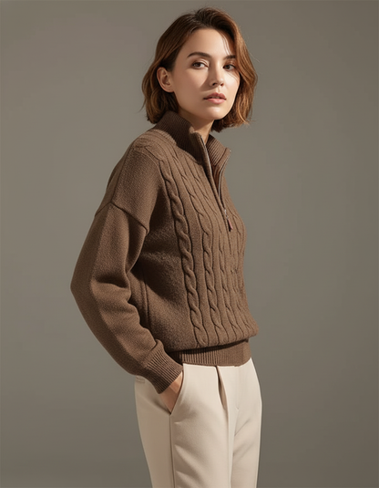 Marlowe Cable Half-Zip