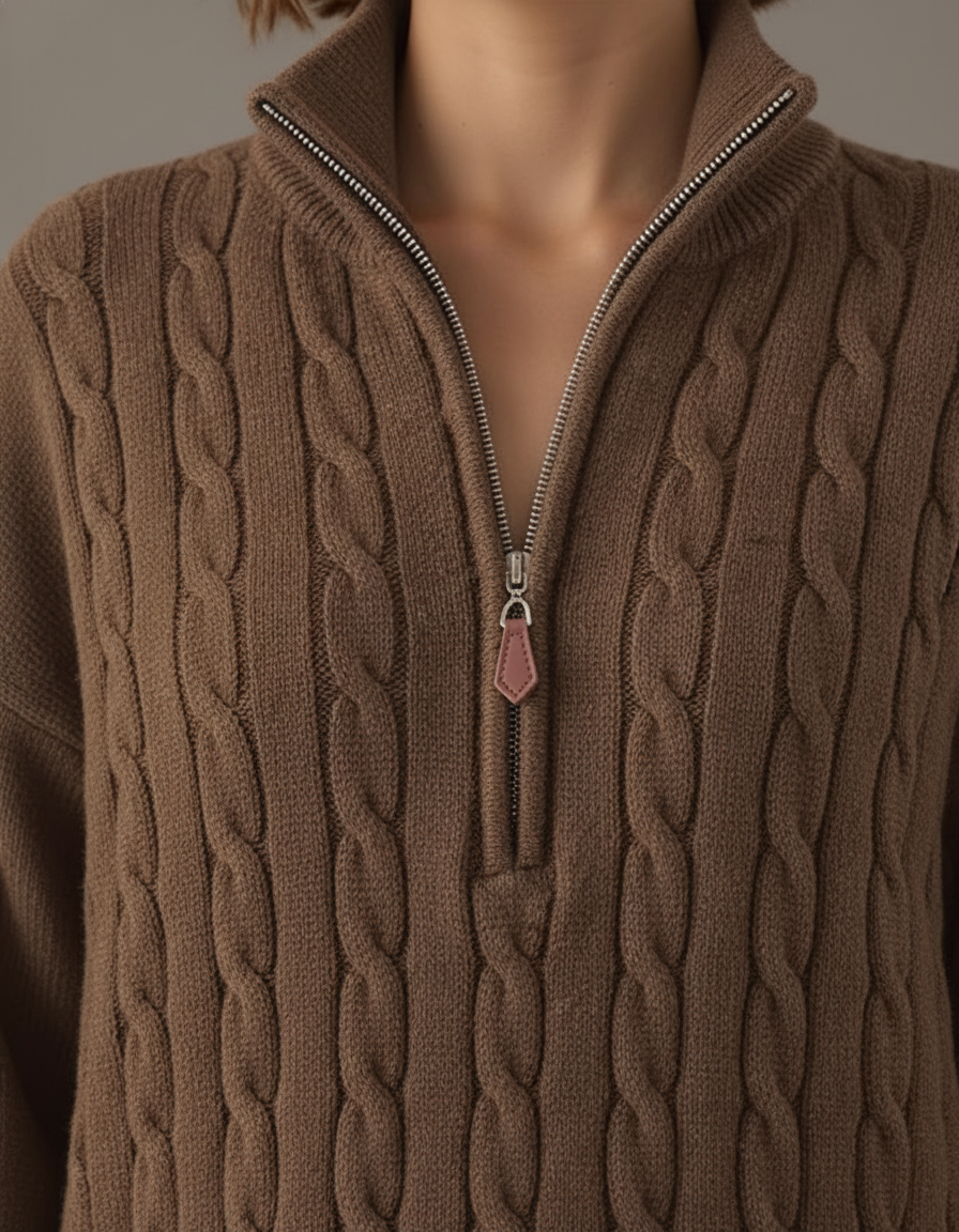 Marlowe Cable Half-Zip
